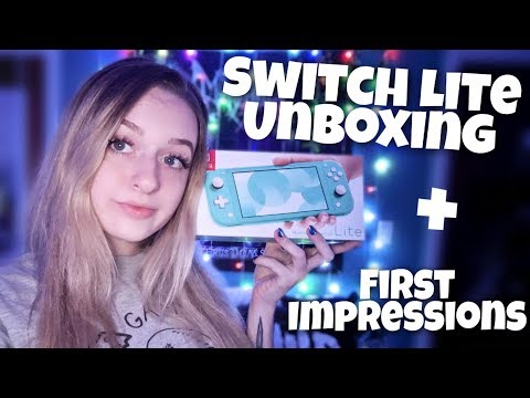 Switch Lite Unboxing + First Impressions!