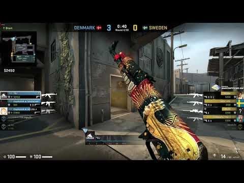 Let's Play - CS:GO, KoN Denmark vs KoN Sweden, Map 1 - Train (14th of September 2018), King of No...