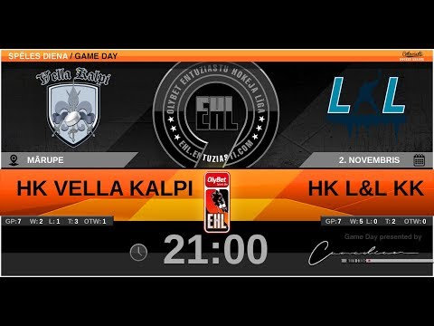 2019.11.02.- HK VELLA KALPI - HK L&L LABAIS KRASTS
