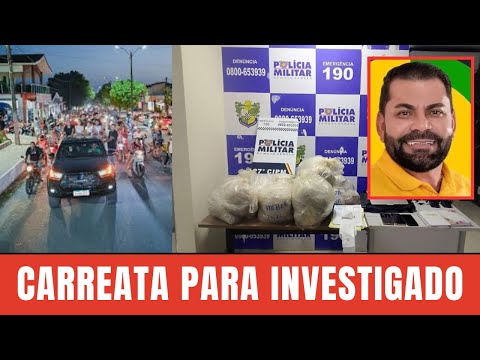Prefeito “Júnior Garimpeiro” volta preso e é recebido com carreata no Maranhão