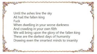 Chelsea Grin - All Hail the Fallen King Lyrics