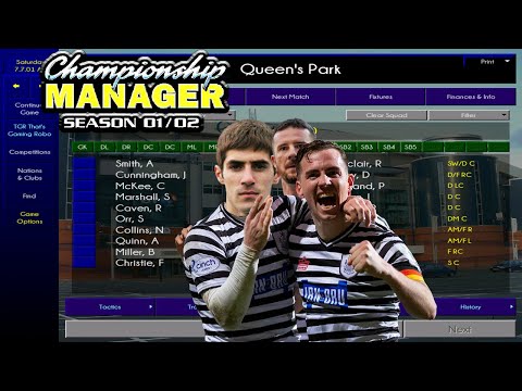 Championship Manager 01/02 | Queens Park Season Long Gameplay