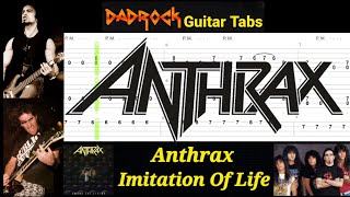 Imitation Of Life - Anthrax - Guitar + Bass TABS Lesson