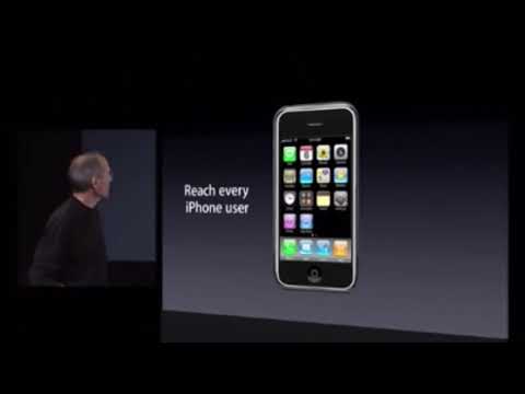 Steve Jobs launches  Apple’s App Store launched in 2008