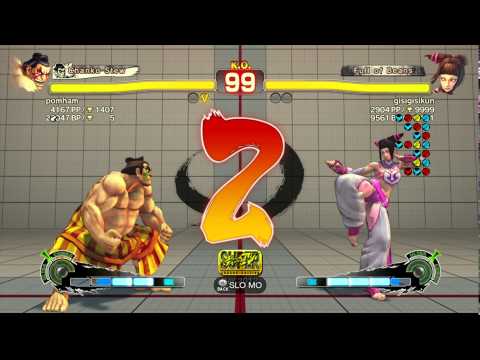 SSFIVAE~ E.Honda (pomham) vs.  Juri (gisigisikun) HD