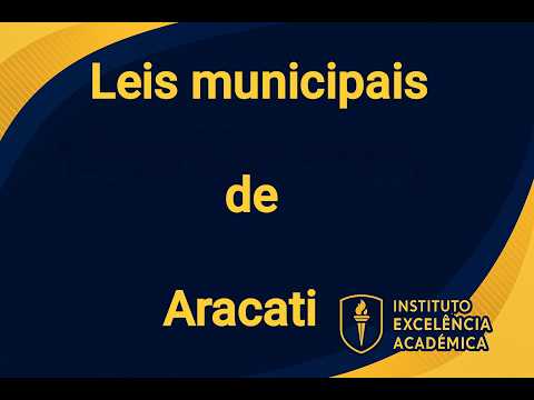 Leis Municipais do Município de Aracati - CE