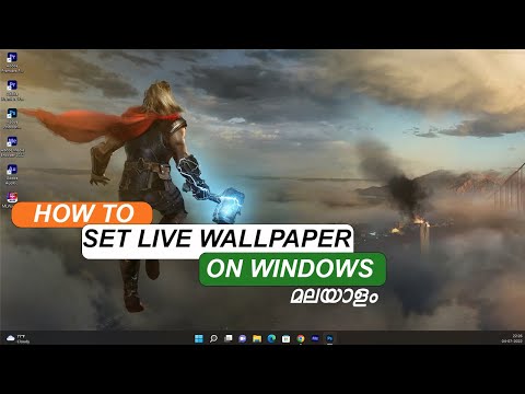 How To Set Live Wallpaper on Windows Pc || Malayalam || Magic Coverzz