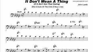 John Lamb with Ella Fitzgerald: It Don&#39;t Mean A Thing