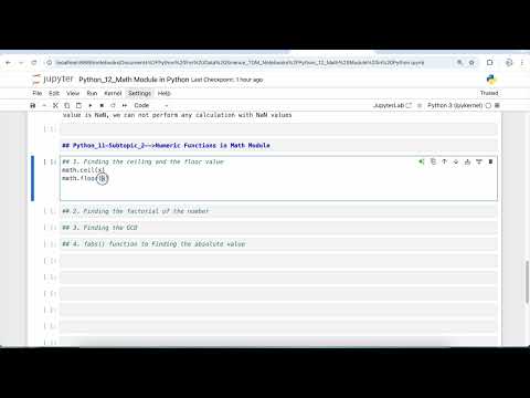 Numeric Functions In Math Modulewhat Are Numeric Functions In Math Module Python Numeric Function