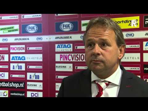 Trainer Gert Kruys reageert op het verlies van zijn ploeg