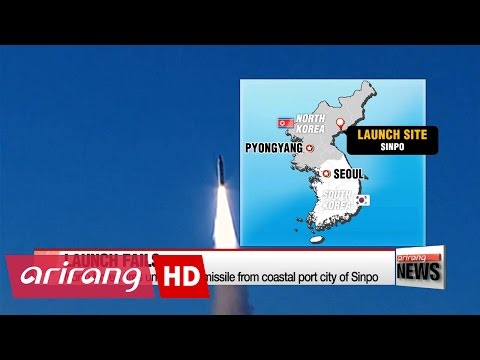 North Korea's attempted missile launch fails