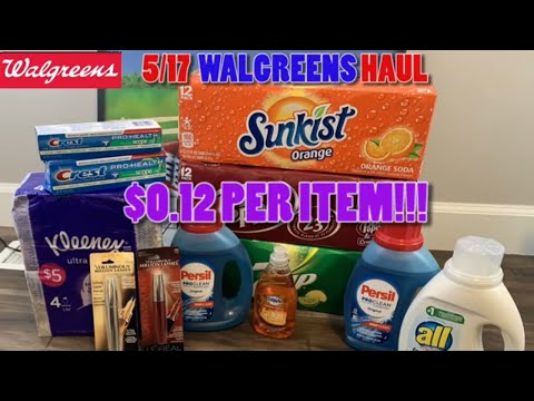 🤑{MONEYMAKER 12 Packs+ $0.12 Per Item!!} Walgreens 5/17 Haul + Walgreens Scenarios 5/17 + Wags Deals