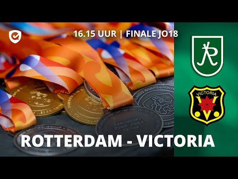 𝗙𝗜𝗡𝗔𝗟𝗘 𝗝𝗢𝟭𝟴-𝟭 🏆 | Rotterdam JO18-1 - Victoria JO18-1 | 𝗟𝗜𝗩𝗘 𝗢𝗠 16.15 uur