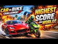 Car Vs Bike Challenge Highest Score On World Ultimate Racing Game