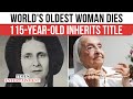 Inah Canabarro Lucas World S OLDEST Person At 116 Passes Away 115 Year Old Takes The Spot