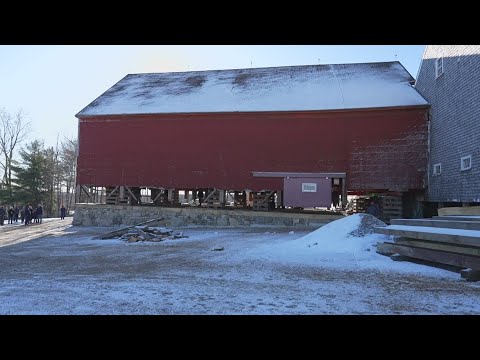 Maine Shaker village restores historic barn from 1830