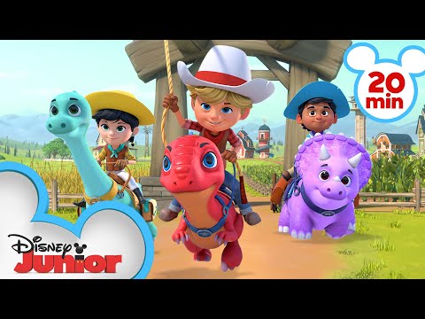 Dino Ranch | Best Moments 🦕  | 20 Minute Compilation | @disneyjunior