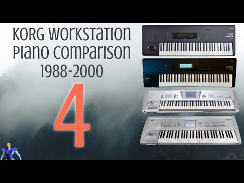 KORG Vintage Workstation Piano Comparison : 1988 - 2000