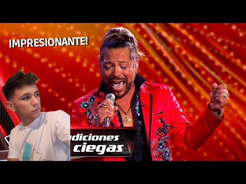 Alexis Salinas - Cierro los ojos | Audiciones a Ciegas - Argentino Reacciona