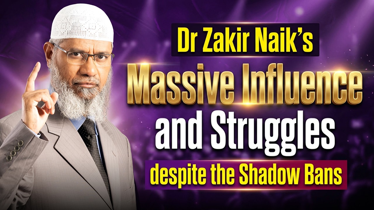 Dr Zakir Naik’s Massive Influence and Struggles despite the Shadow Bans
