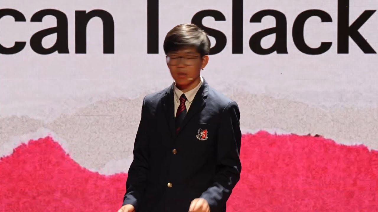 How to SLACK OFF in a scientific and efficient way? | Xingpeng Wei | TEDxHWSSH Youth