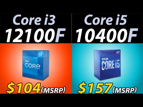 i3-12100F Vs. i5-10400F | RTX 3080 and RTX 3060 | How Much Performance Difference?