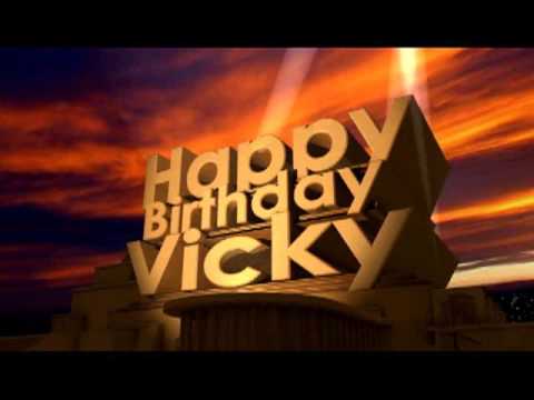 Happy Birthday Vicky