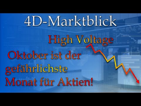 4D Marktblick Oktober 2020: Der gefährlichste Monat für Aktien !
