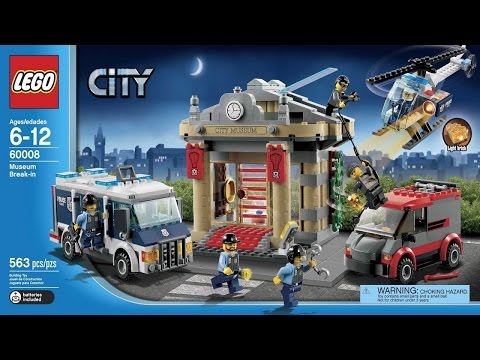 LEGO 60008 Museum Break in City Police (Instruction booklet)