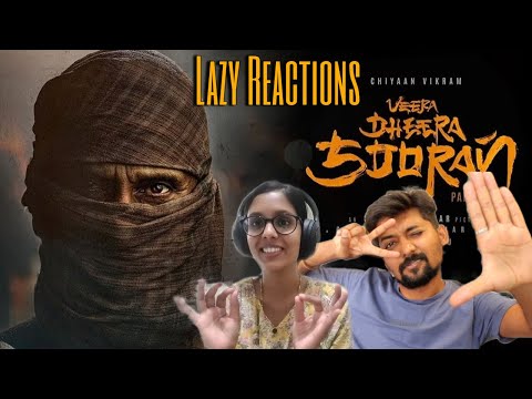 Veera Dheera Sooran - Title Teaser | Lazy REACTION | Chiyaan Vikram | S.U. Arunkumar |
