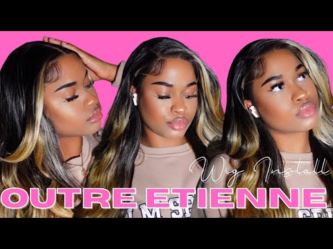 Outre Perfect Hairline 13x6 HD Lace Wig - ETIENNE 😍 Synthetic Wig Install 🫶🏽💕