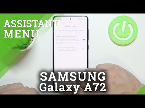 How to Use Google Assistant on Lock Screen in SAMSUNG Galaxy A72