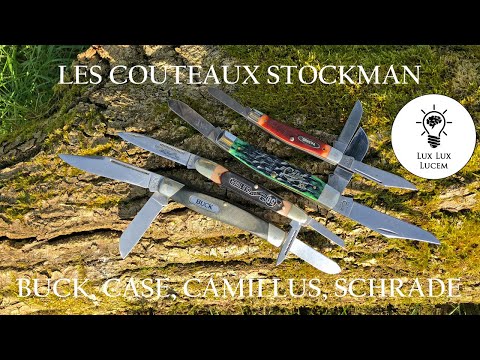 Les couteaux Stockman, une autre légende américaine et le meilleur outil du menuisier. Buck, Case...