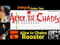 Rooster - Alice In Chains - Guitar + Bass TABS Lesson