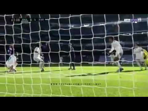 The Best goal keeper in Spanish league.💪💪 0-3 Forca Barca  #hahamadrid