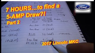 7 HOURS to find a 5-AMP Draw?! (Lincoln MKC - Part 2)