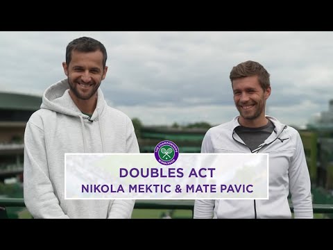 Great Teammates, Terrible Basketball Fans | Doubles Act: Nikola Mektic & Mate Pavic | Wimbledon 2023