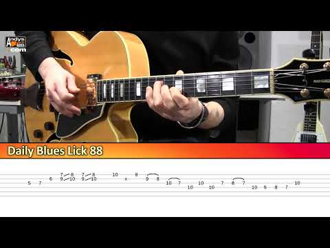 Daily Blues Lick 88 - Jazz Blues lick in F major