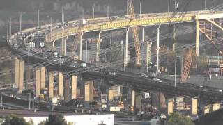 preview picture of video 'WORLDS BEST ZOOM HD VIDEO CAMERA PORT MANN BRIDGE OCT 13 2010 PANASONIC HDC SD60'