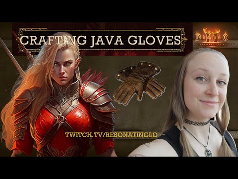 (Possibly) The last D2R footage I have - Crafting Javazon Blood gloves - Diablo 2 Resurrected