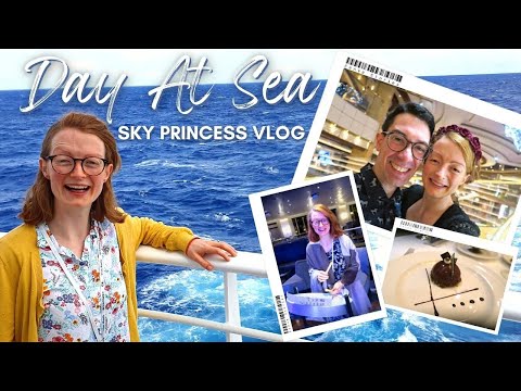 Day in the Life on Sky Princess | Day at Sea Vlog | Princess Cruises