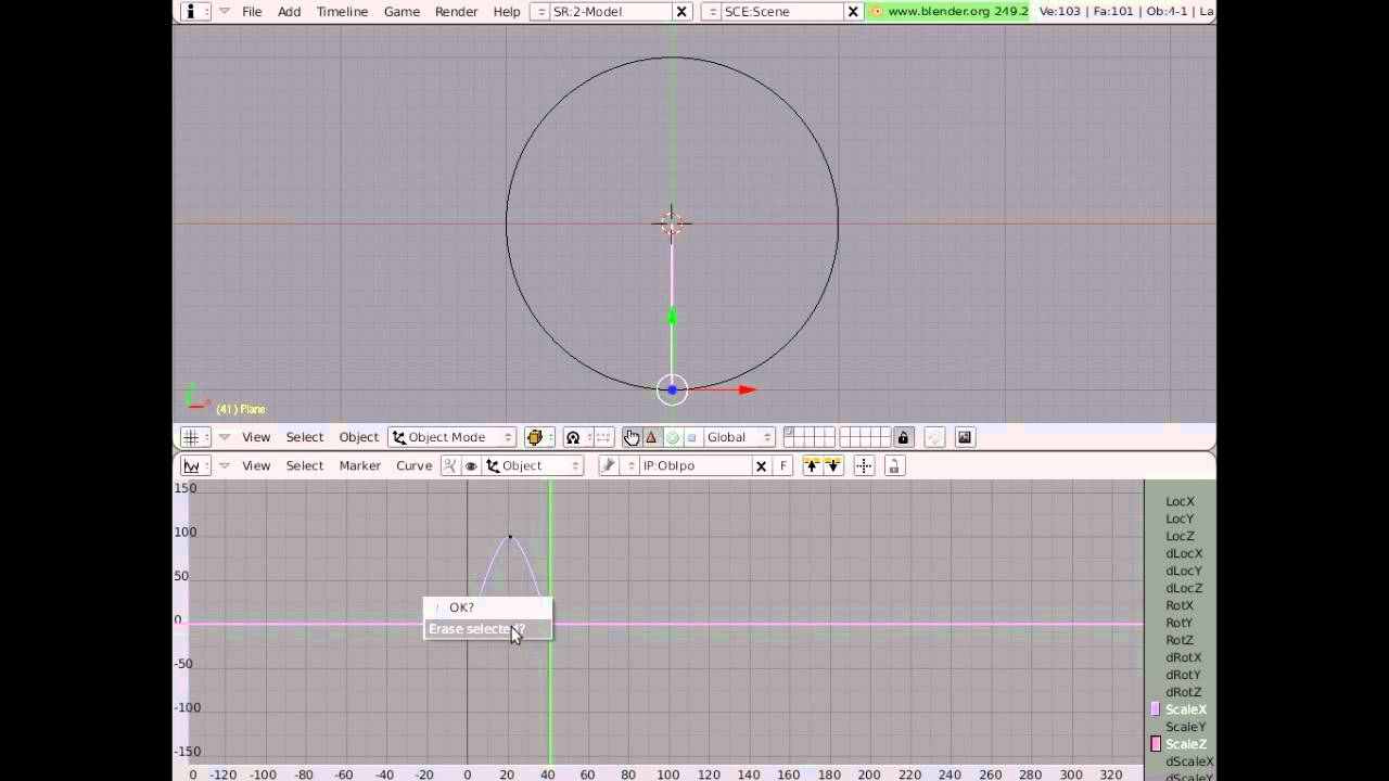 Animate a circular swipe in Blender - YouTube