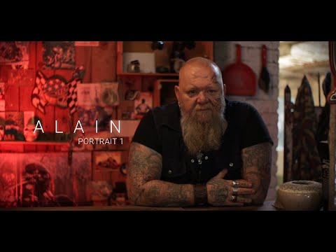 Old Bikers Story Serie Portrait 1 Alain