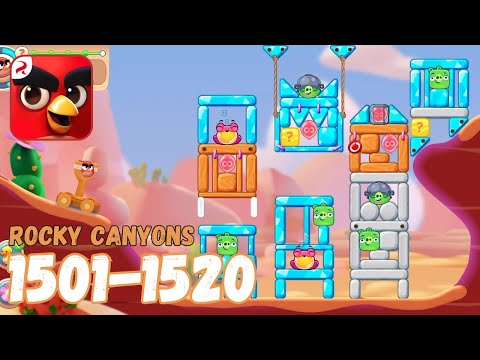 Angry Birds Journey: Levels 1501-1520 (Rocky Canyons) Gameplay - Part 76