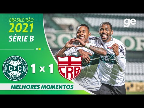 Gols e lances de Coritiba x CRB
