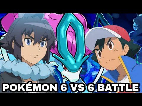 POKEMON 6 VS 6 BATTLE EP - 59 💛 ASH VS SUICUNE FULL BATTLE 💛 ASH KETCHUM 💛