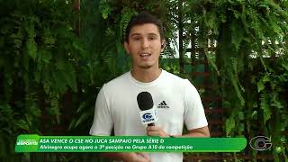 Jogadores de CSE e ASA avaliam desempenho após clássico em Palmeira dos Índios - 13/4/26