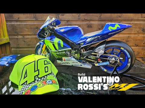 Build Valentino Rossi's YZR-M1 Motorcycle - Pack 18 & 19 - Stage 83-91