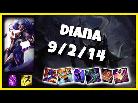 Diana Mid 10.25 Challenger Gameplay S11 (9/2/14) - NA