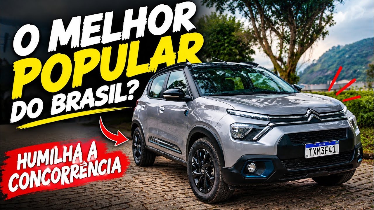 Novo Citroën C3 YOU | Humilha os concorrentes em MOTOR, ACABAMENTO E TECNOLOGIA! Vale a pena?
